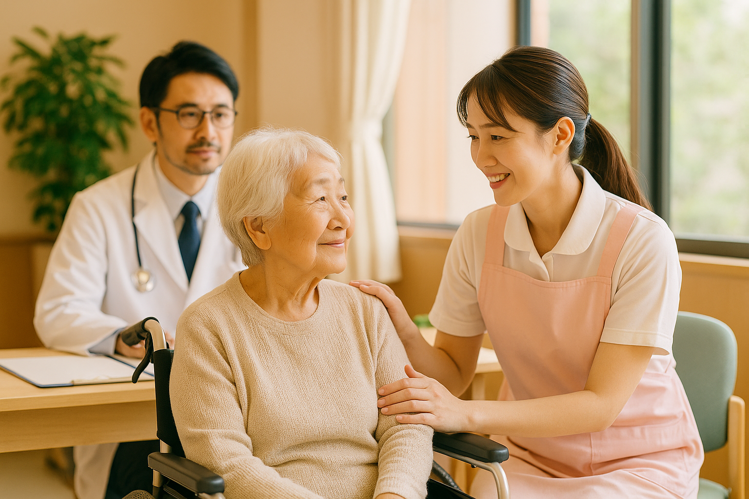 受診同行の様子