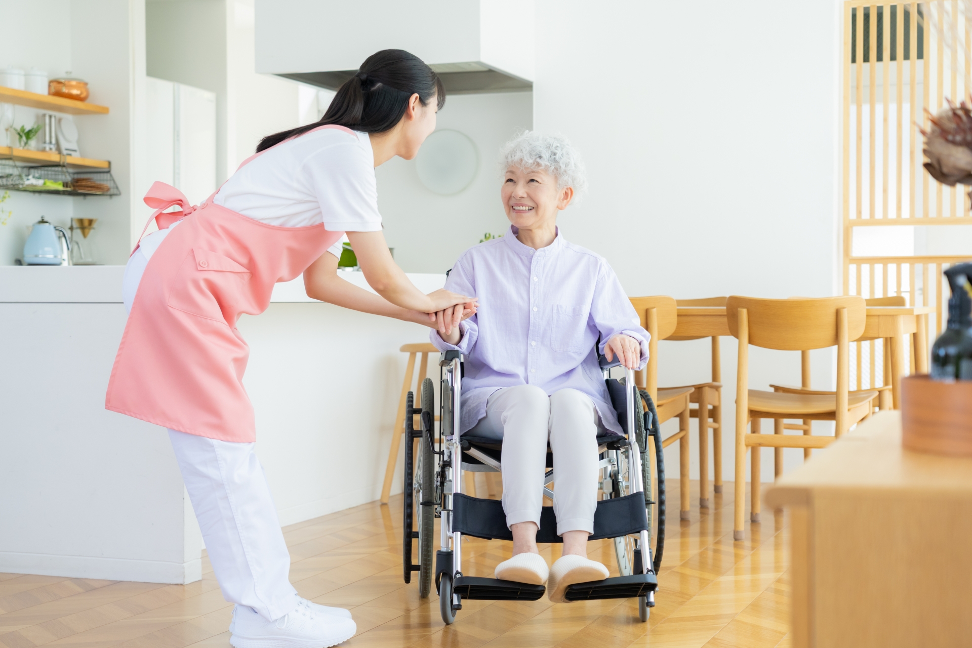 見守り支援の様子