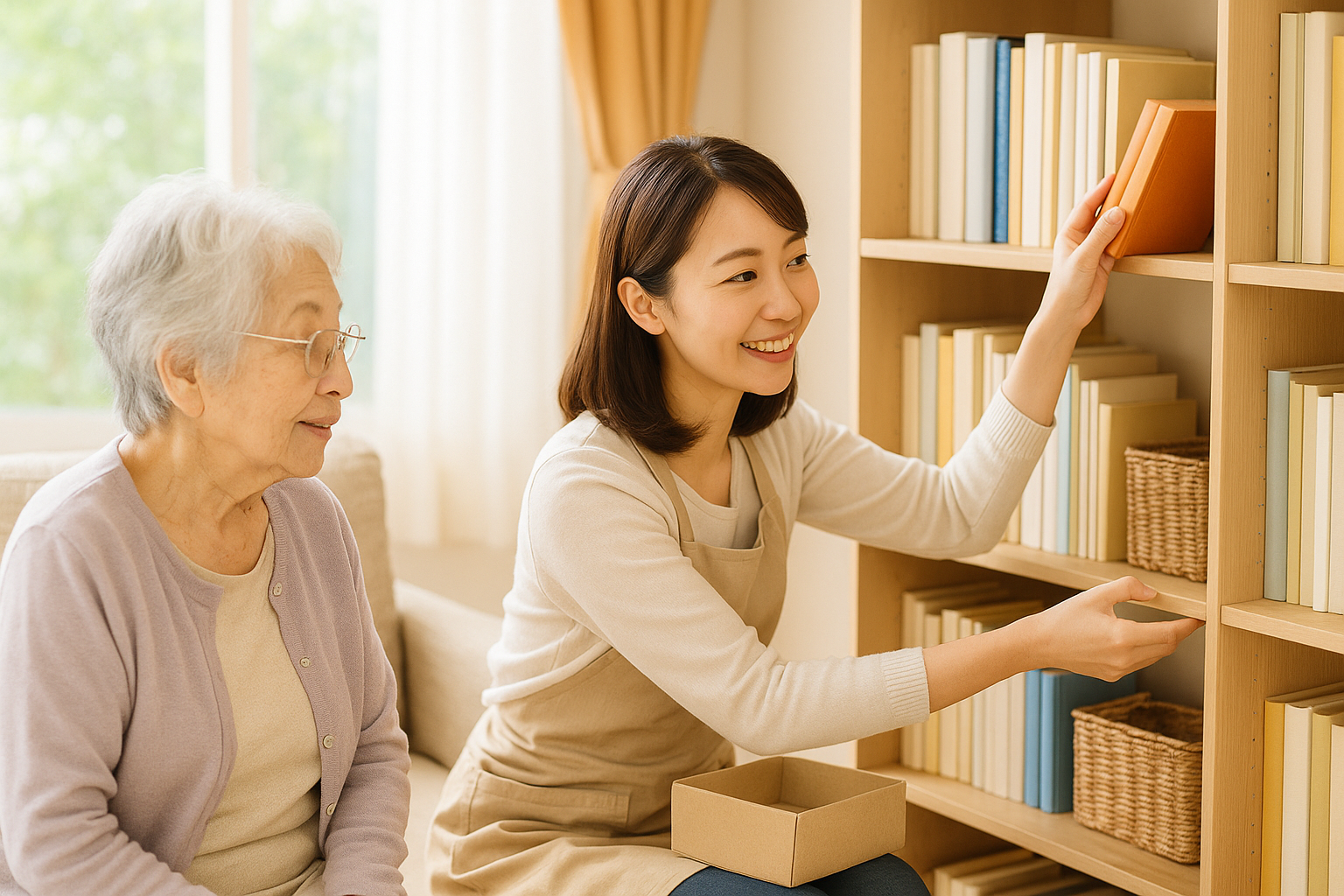 整理収納の様子